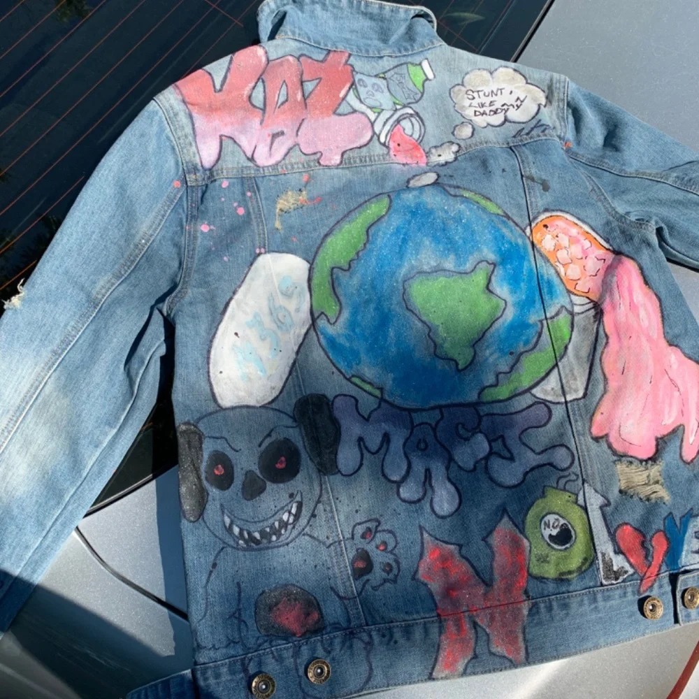 HandCrafted Jean Jacket - Picture 4 of 7